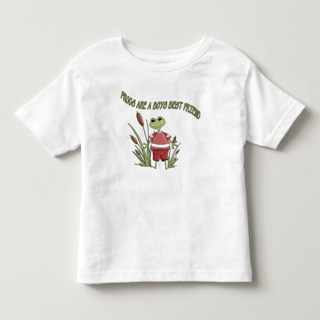 Frösche sind die besten Freunde der Jungen Kleinkind T-shirt (Vorderseite)