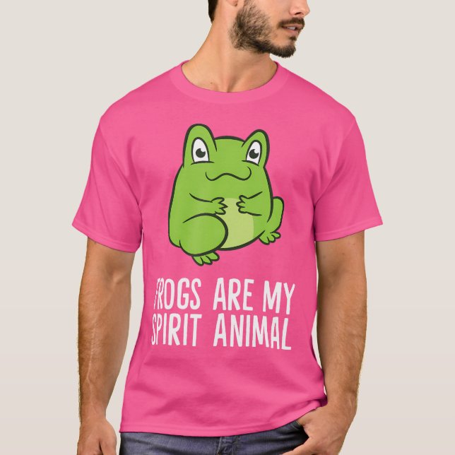 Frösche sind mein Geist tierischer Funny Funny Lov T-Shirt (Vorderseite)