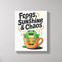 Frösche, Sonnenschein und Chaos - Niedlicher Frosc