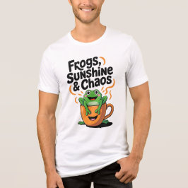 Frösche, Sonnenschein und Chaos - Niedlicher Frosc Tri-Blend Shirt