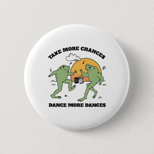 Frösche tanzen zusammen button