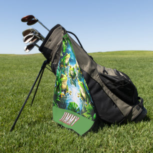 Frösche Tier Golf Handtuch
