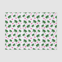 Frösche und Küss-Tissue
