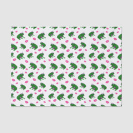 Frösche und Küss-Tissue Seidenpapier