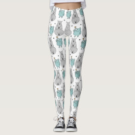 Frösche und Llamas-Muster Leggings