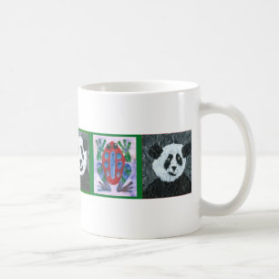 Frösche und Panda-Tasse Kaffeetasse