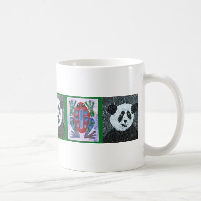 Frösche und Panda-Tasse Kaffeetasse (Rechts)