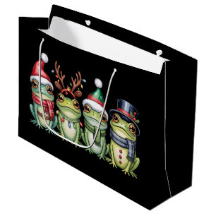 Frösche Weihnachten Froschliebhaber Süßer Weihnach Große Geschenktüte
