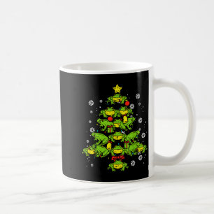 Frösche Weihnachtsbaum Tier Xmas Frauen Männer Kin Kaffeetasse
