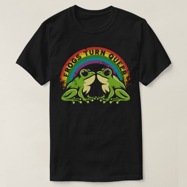 Frösche werden Que T-Shirt (Design vorne)