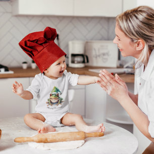 Froscher Weihnachtsfrosch, Brauch Baby Strampler