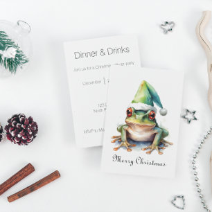 Froscher Weihnachtsfrosch, Brauch Einladung