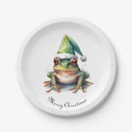 Froscher Weihnachtsfrosch, Brauch Pappteller