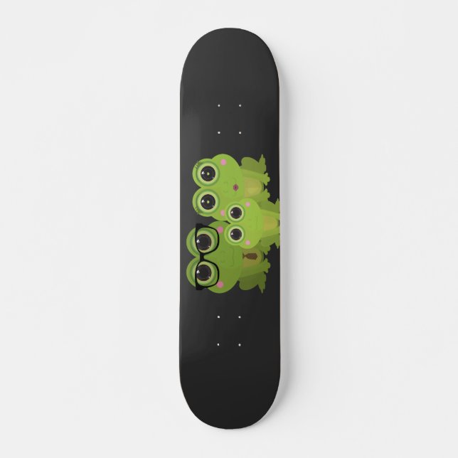 Froschfamilie Skateboard (Vorne)