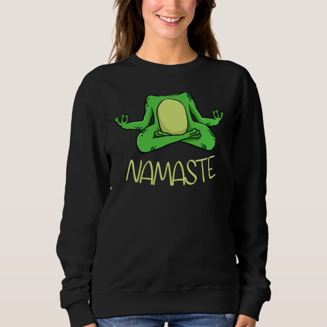 Froschfang mit dem Froschstecher Sweatshirt (Vorderseite)