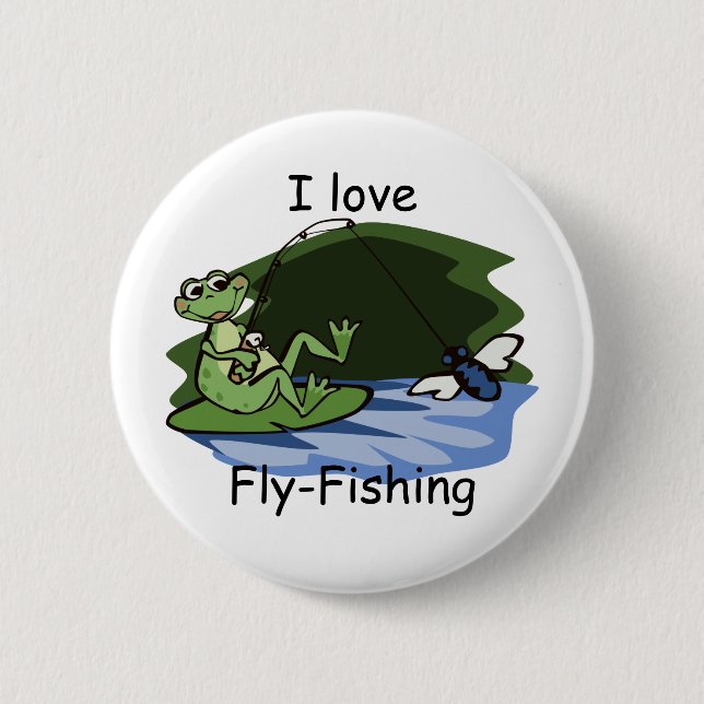 Froschfischer Button (Vorderseite)