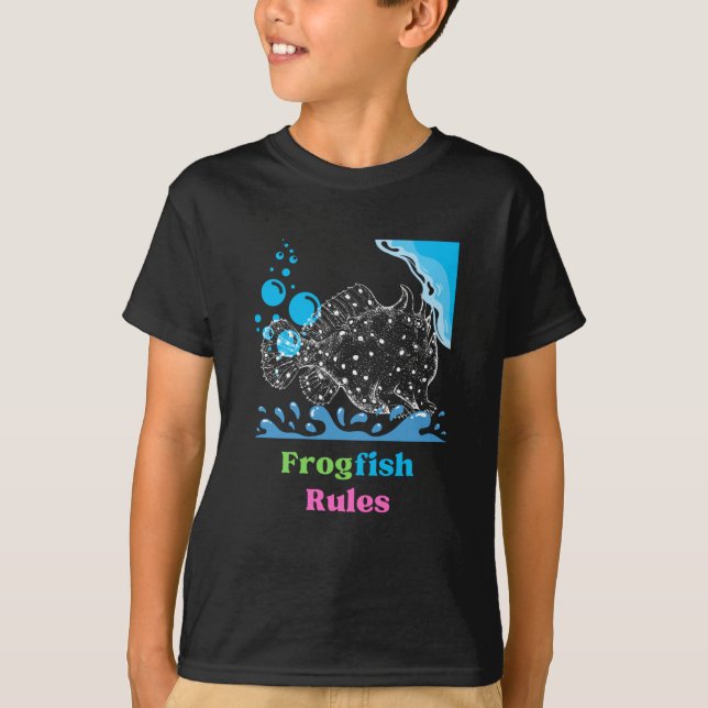 Froschfischregeln T-Shirt (Vorderseite)