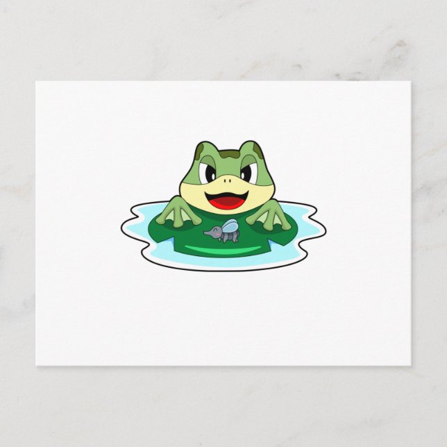 Froschfliege Postkarte (Vorderseite)