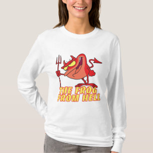 Froschfrosch aus dem Cartoon T-Shirt