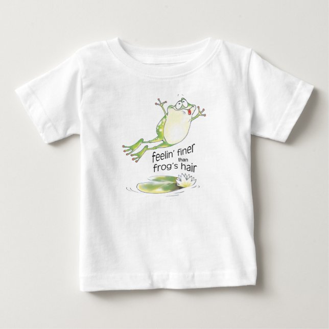 Froschfrosch Baby T-shirt (Vorderseite)