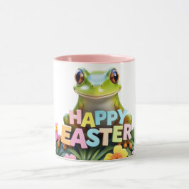 Froschfrosch florale Happy Oaster Tasse