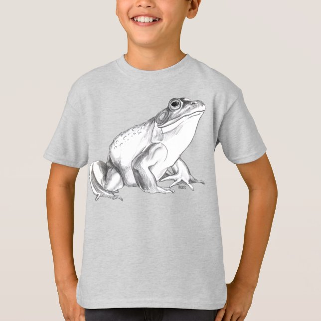 Froschfrosch-T - Shirt Bullfrog Art T - Shirt Cool (Vorderseite)