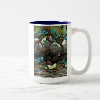 Froschfrosch-Tasse Zweifarbige Tasse