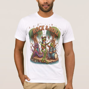 Froschfrösche formen Fantastische Froggy Band T-Shirt