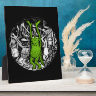 Froschfrosche Fotoplatte