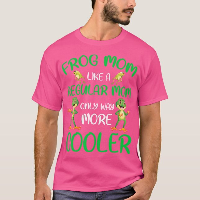 Froschfrösche Mama Toad Mother Day Frog T-Shirt (Vorderseite)