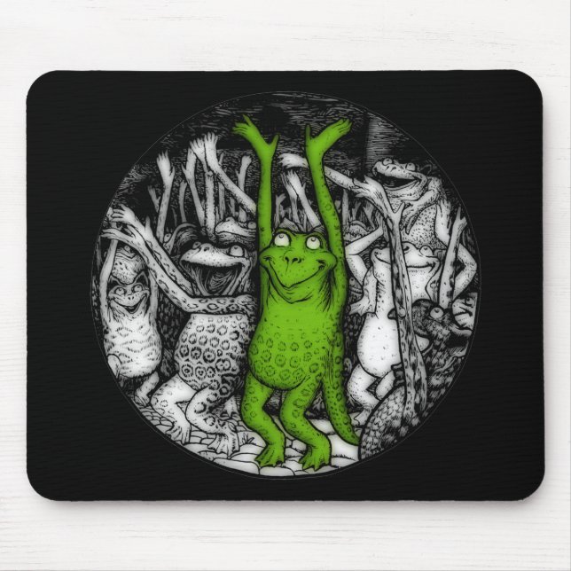Froschfrosche Mousepad (Vorne)