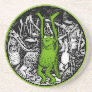 Froschfrosche Untersetzer