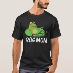 Froschgeschenk für Mamas Frauen Niedliche Bullfro T-Shirt