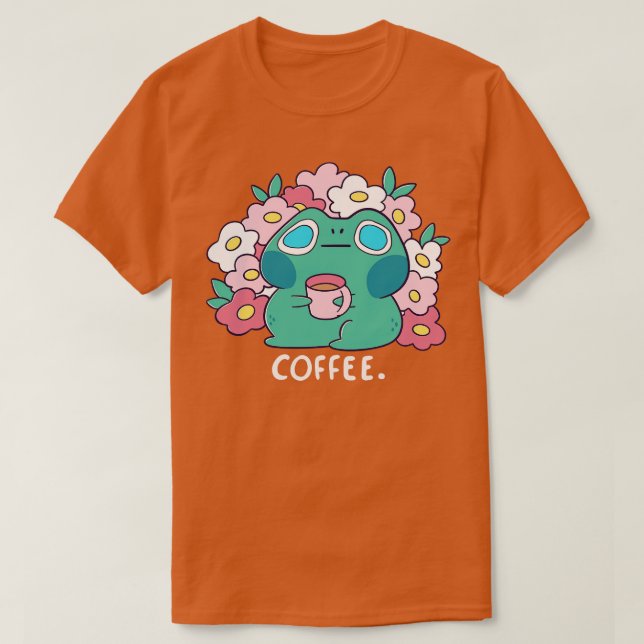 Froschgetränke Kaffee T-Shirt (Design vorne)