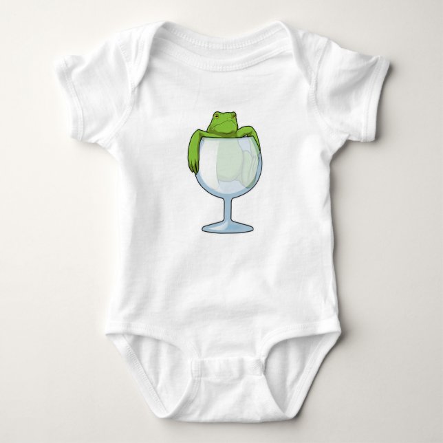 Froschglas Baby Strampler (Vorderseite)