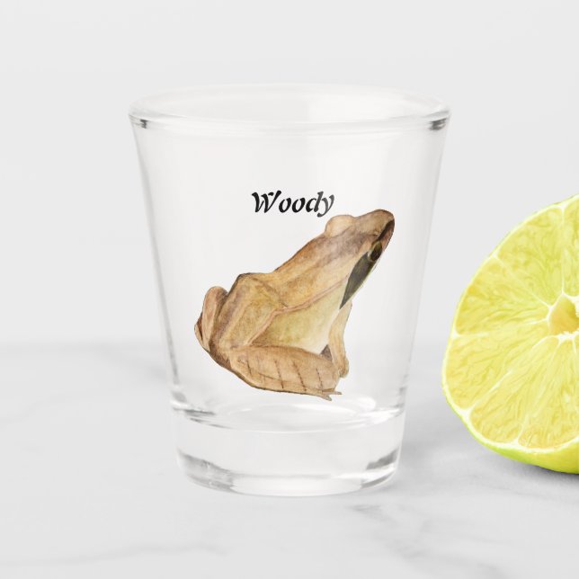 Froschglas Schnapsglas (Vorderseite)