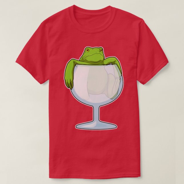 Froschglas T-Shirt (Design vorne)