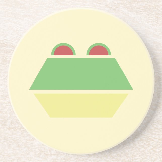 FroschhauptUntersetzer Getränkeuntersetzer (Vorne)