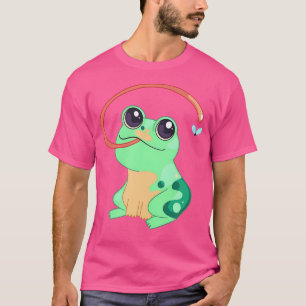 Froschinsektenfliegenfänger Langzunge Niedlich grü T-Shirt