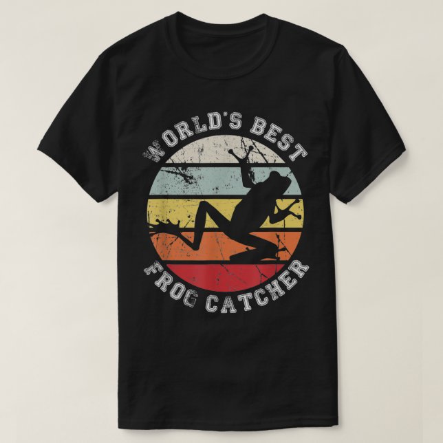 Froschjäger der Welt T-Shirt (Design vorne)