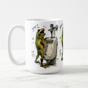 Froschkönig Badezimmer Humor Kaffeetasse
