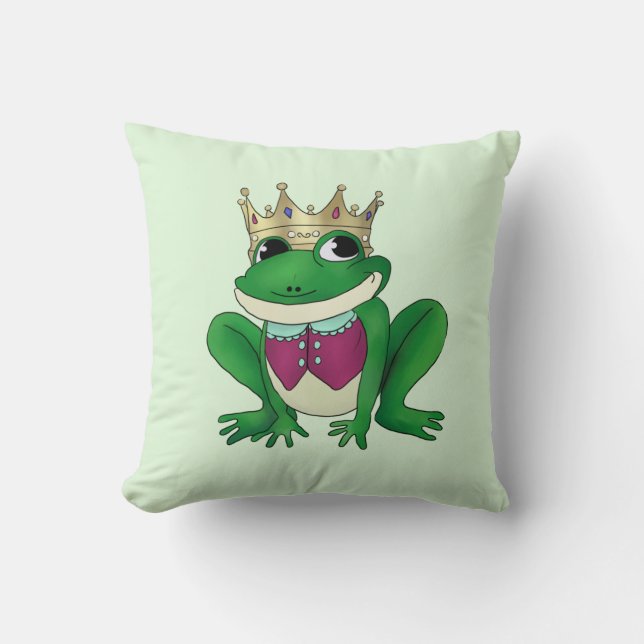 Froschkönig Kissen (Vorderseite)