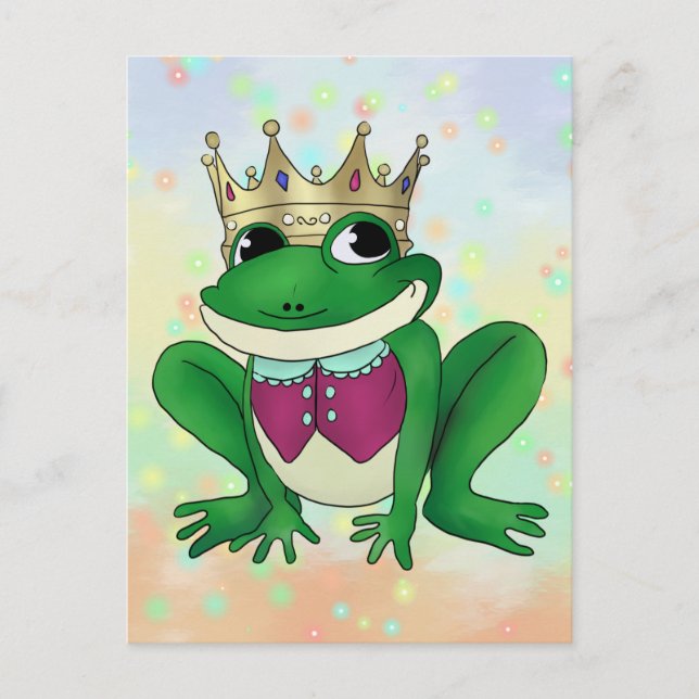 Froschkönig Postkarte (Vorderseite)