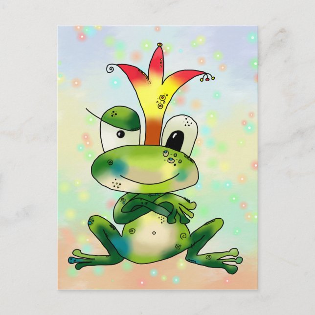 Froschkönig Postkarte (Vorderseite)