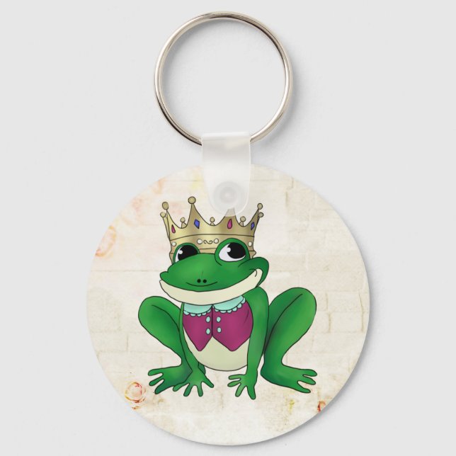 Froschkönig Schlüsselanhänger (Vorderseite)