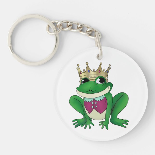 Froschkönig Schlüsselanhänger (Vorderseite)