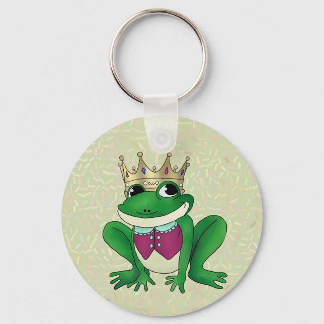 Froschkönig Schlüsselanhänger (Vorderseite)
