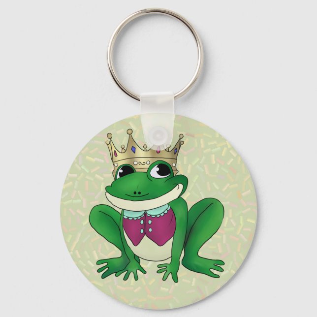 Froschkönig Schlüsselanhänger (Vorderseite)