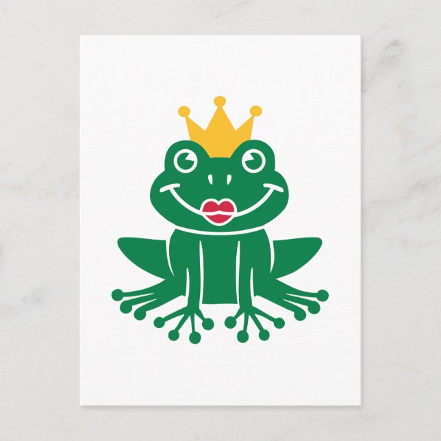 Froschkrone Postkarte (Vorderseite)