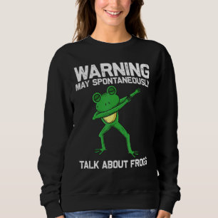 Froschkunst für Männer Frauen, die Grüne Bäume zu Sweatshirt